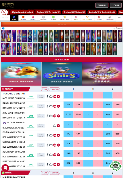 Reddybook - Official Betting Exchange India